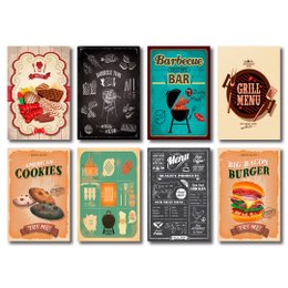 Imagem de Kit Placas Decorativas Churrasco Cozinha Bar Mdf - 8 Placas