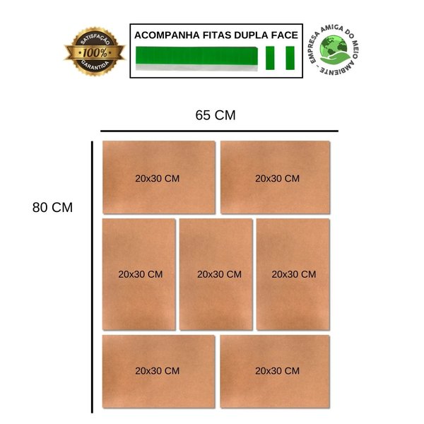 Kit Placas Decorativas Frases Motivacional Mdf 7 Pçs 20x30cm