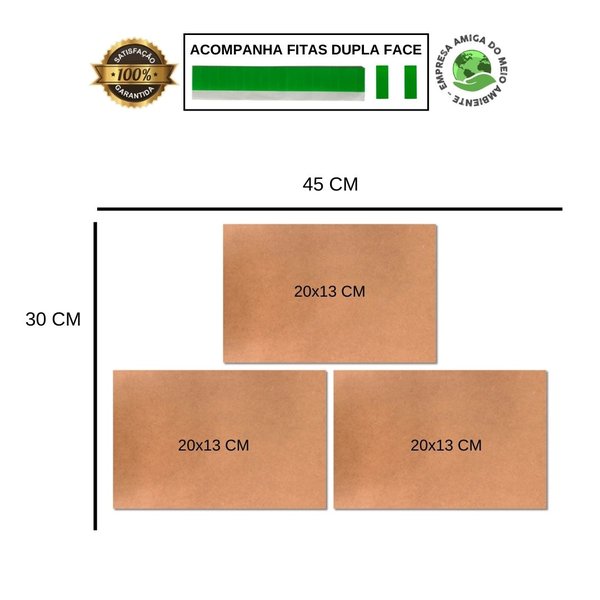 Kit 3 Placas Decorativas Frases Motivacionais Mdf 20x13 cm