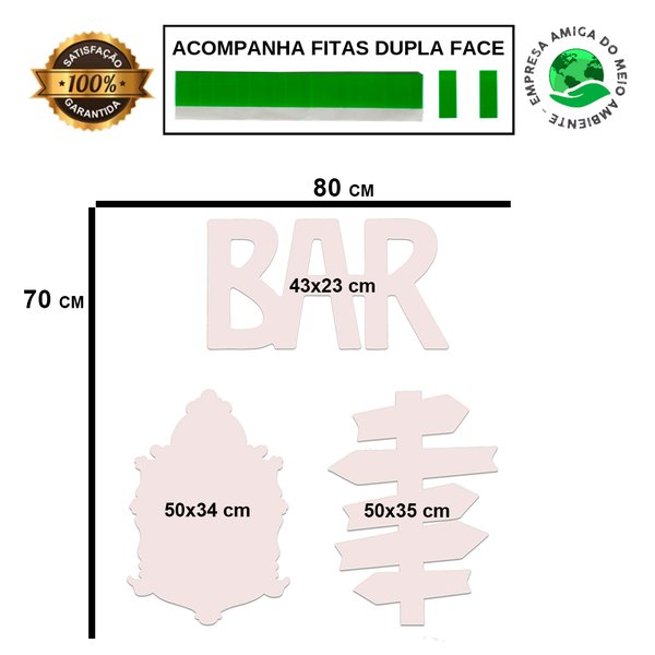Placas Decorativas C/ Recorte Cervejas Simpson Kit 3 Placas