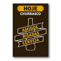 Imagem de Placa Decorativa Frase Bebidas Mdf 30x40 cm