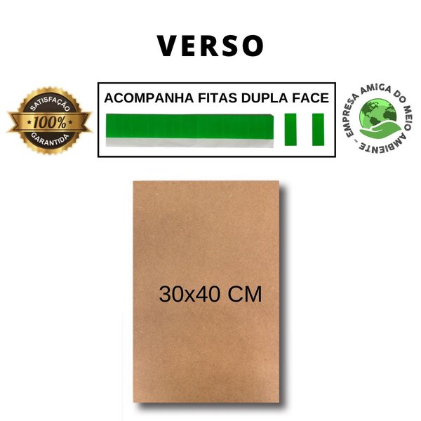 Placa Decorativa Manual do Churrasco Mdf 30x40 cm