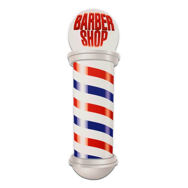 Placa Decorativa Recorte Barbearia Barber Shop  40x12 Cm