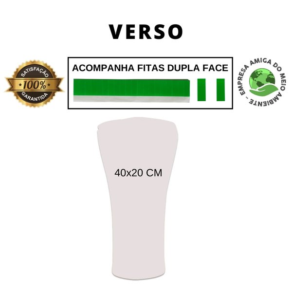 Placa Decorativa Copo Cerveja Frase Recorte 40x20 Cm