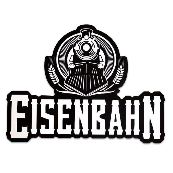 Placa Decorativa Cerveja Eisenbahn Recorte 40x30 Cm