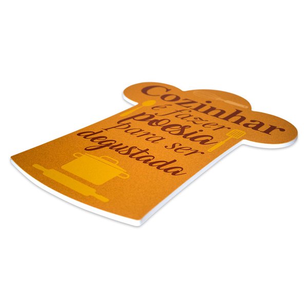Placa Decorativa Frase Cozinha Restaurante Recorte 30x23 Cm