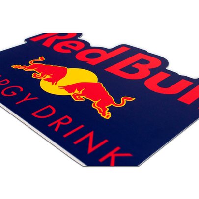 Placa Decorativa Recorte Red Bull  40x24 Cm