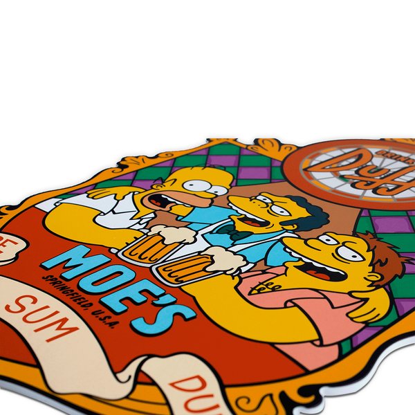 Placa Decorativa Recorte Simpson Duff  50x35 Cm