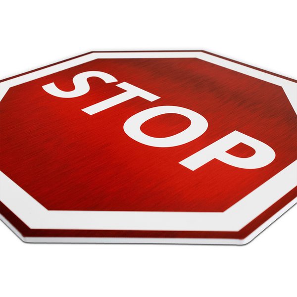 Placa Decorativa Recorte Stop Geek  35x35 Cm