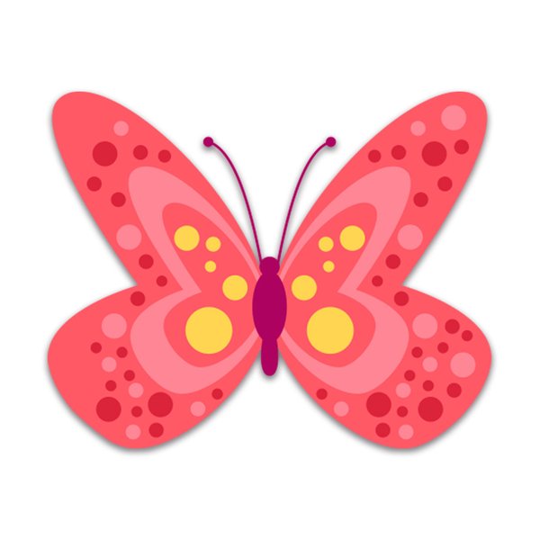 Placa Decorativa Infantil Menina Borboleta Recorte 30x23 cm