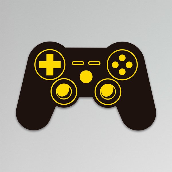 Placa Decorativa Game Jogo Controle Geek Recorte 20x12 cm
