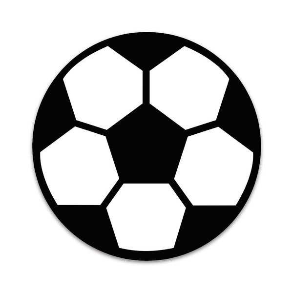 Placa Decorativa Infantil Menino Futebol Bola Recorte 25 cm