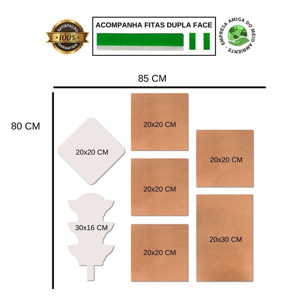 Kit 7 Placas Quadros Decorativos Infantil Carros Quarto