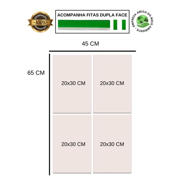 Kit 4 Placas Decorativas Frases Café Cozinha