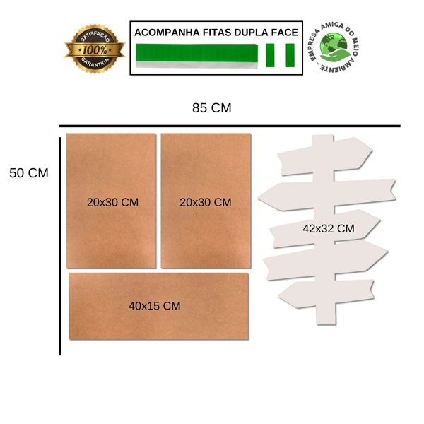 Kit 4 Placas Decorativas Cervejas Bebidas Frases Bar Seta