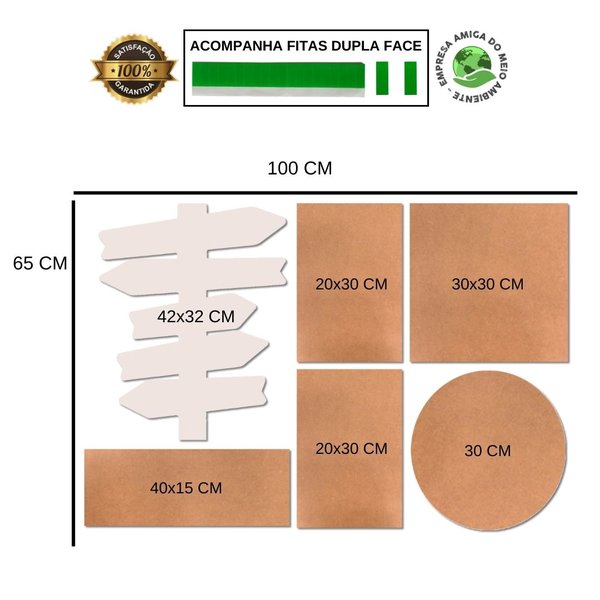 Kit 6 Placas Decorativas Bebidas Cervejas Frases Bar Seta