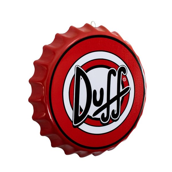 Placa Tampa de Garrafa Decorativa 35 cm Duff