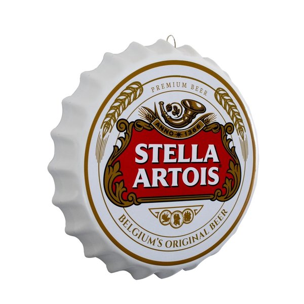 Placa Tampa de Garrafa Decorativa 35 cm Stella