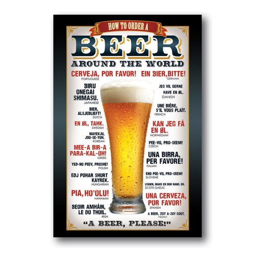 Placa Decorativa Beer Cervejas Frase 30x40 cm