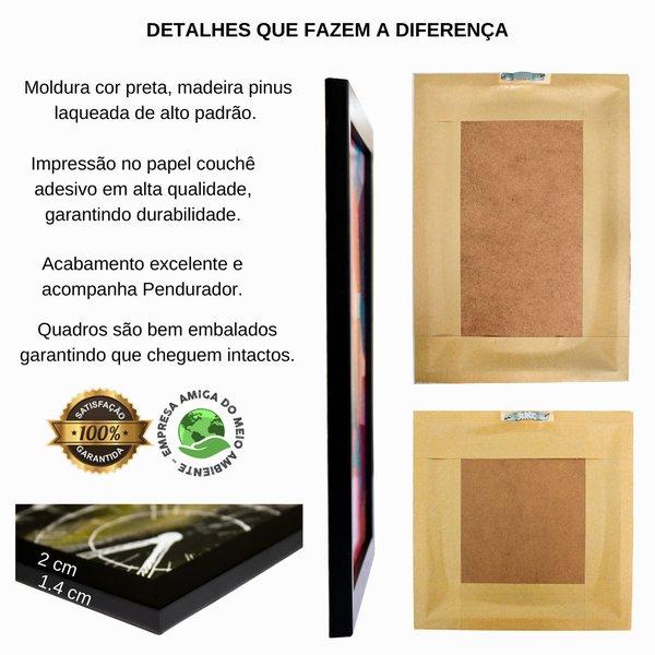 Quadro Decorativo Frase Amor Principal Ingrediente  33x43 cm