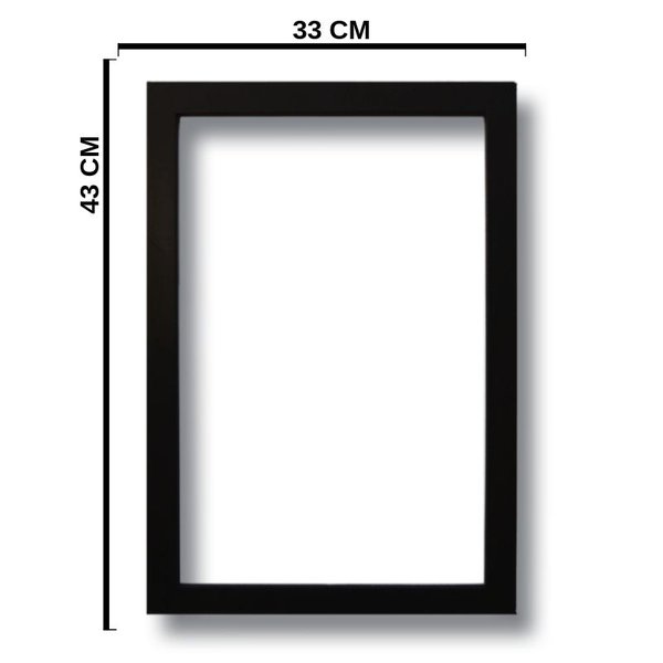 Quadro Decorativo Frase Motivacional Seja a Mudança 33x43 cm