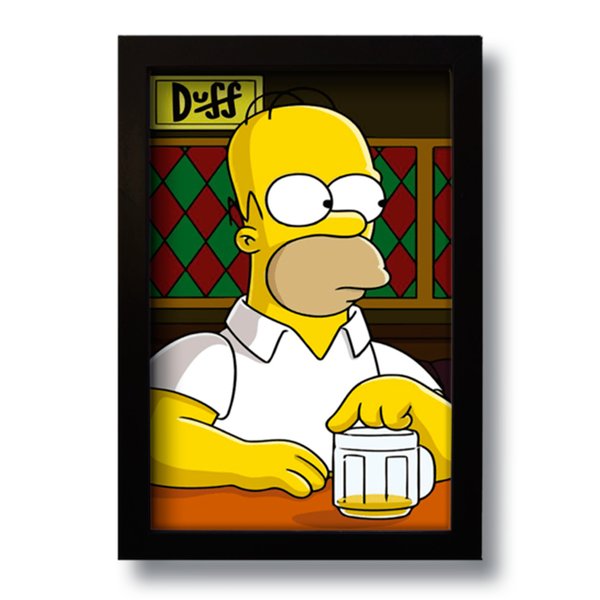 Quadro Decorativo Simpson Duff  33x43 cm