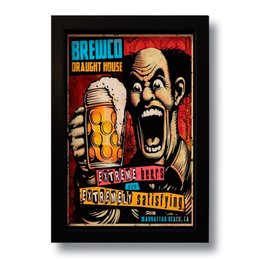 Imagem de Quadro Decorativo Extreme Cerveja  33x43 cm