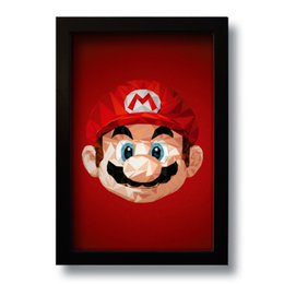 Imagem de Quadro Decorativo Mario Geek  33x43 cm