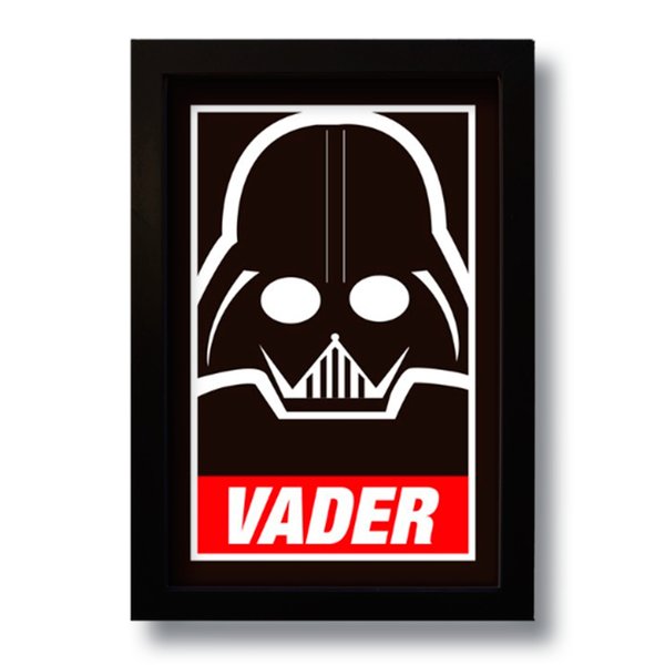 Quadro Decorativo Darth Vader Star Wars  33x43 cm