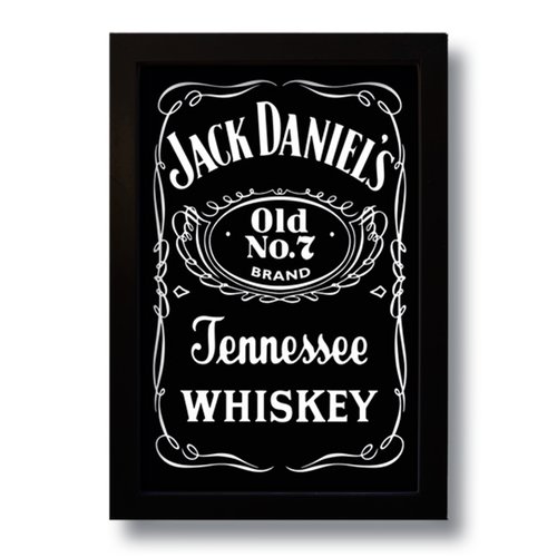 Quadro Decorativo Jack Daniels Vintage  33x43 cm