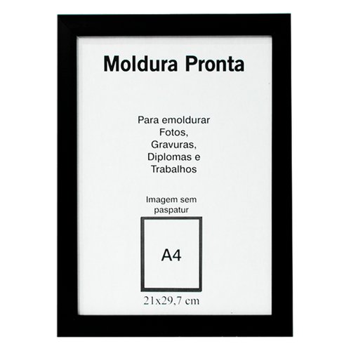Moldura Quadro A4 21x30cm Certificado Diploma