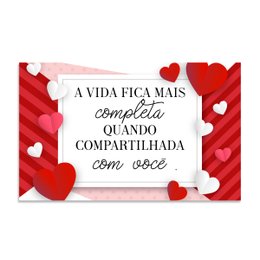 Imagem de Cartão A Vida Fica mais Completa ...