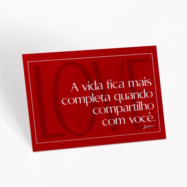 Cartão A Vida Fica mais Completa ...