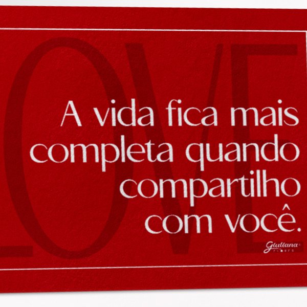 Cartão A Vida Fica mais Completa ...