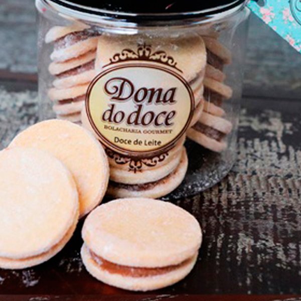 Bolachinhas Gourmet de Doce de Leite Dona do Doce