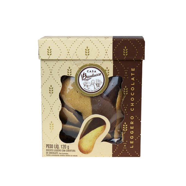 Biscotti Leggero Chocolate Casa Bauducco 120g
