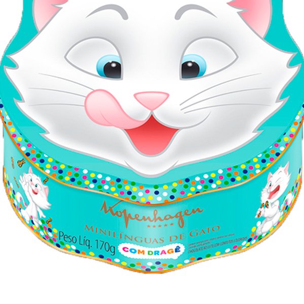 Mini Línguas de Gato com Drage Lingato Kopenhagen 170g