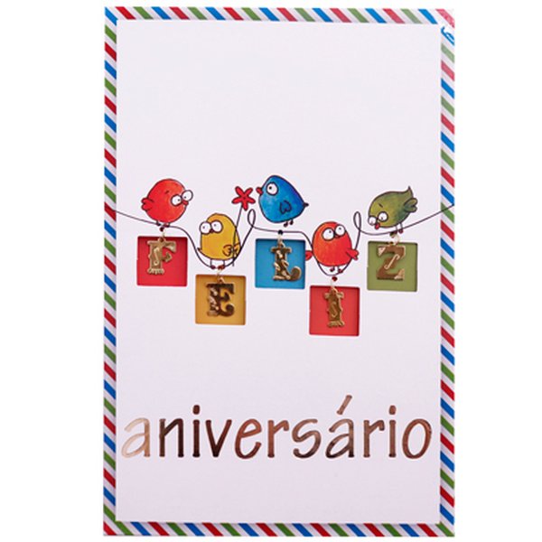 Cartão Feliz Aniversário