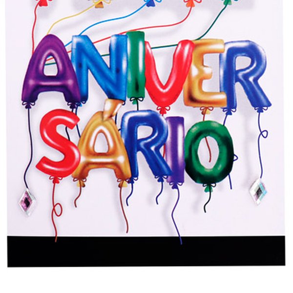 Cartão Dedicatória de Feliz Aniversário