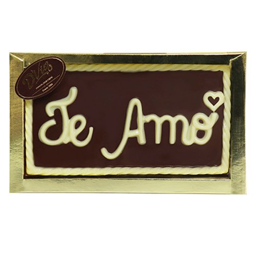 Placa de Chocolate Te Amo