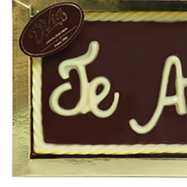 Placa de Chocolate Te Amo