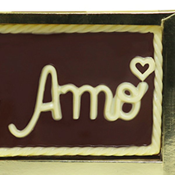 Placa de Chocolate Te Amo