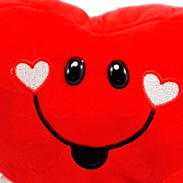 Mini Almofada Coração Eu te Amo