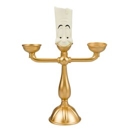 Imagem de Castiçal Bela e a Fera Lumière Dourado 20cm Disney
