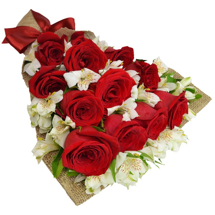 Buquê de Rosas Clássico Amor Red!