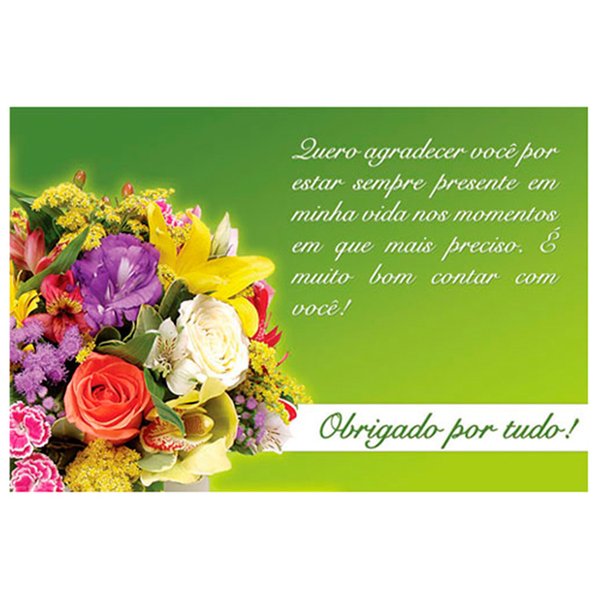 Cartão Agradecimento