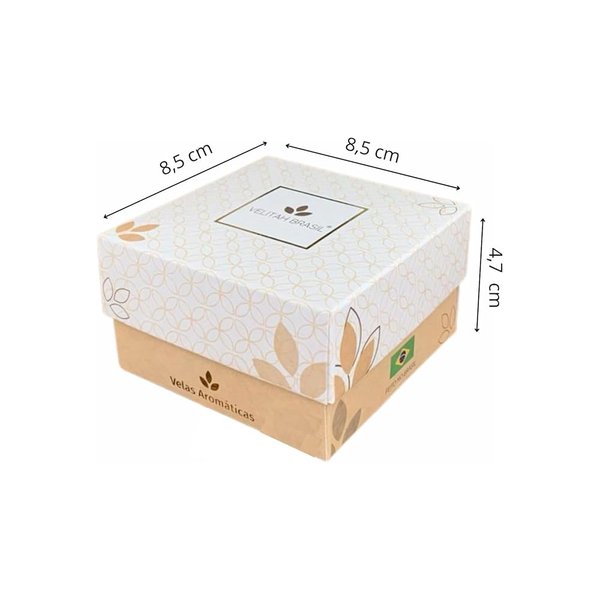 Vela Aromatica Premium Lavanda C/4 Mini Velas Velitah Brasil