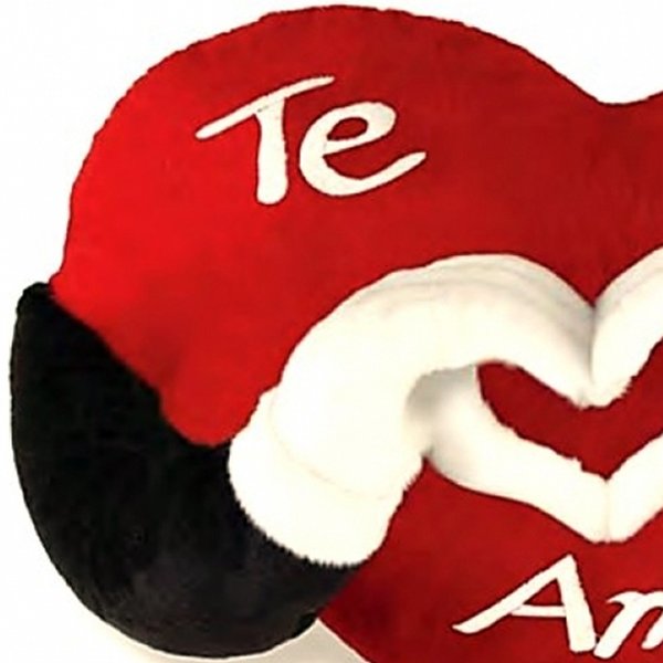 Coração de Pelúcia Te Amo