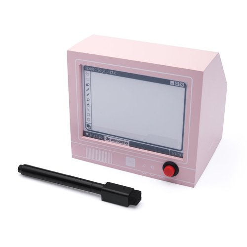 Luminaria projetora e lousa monitor rosa - Imaginarium