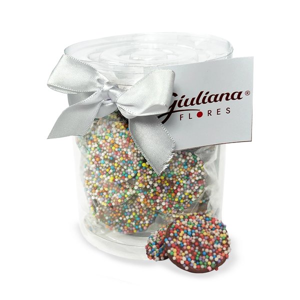 Dragê de Chocolate com Confeitos Coloridos 150g
